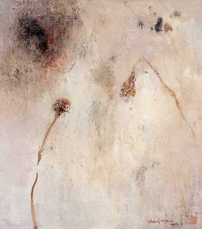 郑金岩 2005年作 秋白